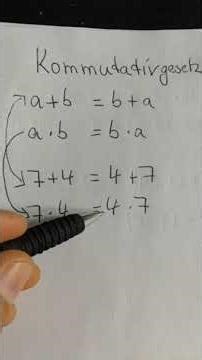 Commutative Law (Exchange Law) Explanation + Example #math #mathematics #help_for_kids