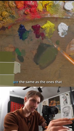Color mixing tutorial by artist @jakedontdraw — a practical deep dive into mastering hues, values, and saturation. The artist demonstrates how subtle adjustments in color temperature and blending can bring harmony and realism to a painting palette. Artist: @jakedontdraw #colormixing #paintingtechniques #oilpainting #arttutorial #artistsoninstagram | Oil Masters