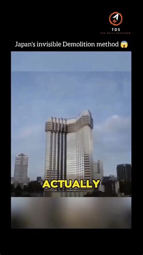 The Daily Spectrum on Instagram: "🇯🇵 Japan just made demolition... invisible. No blasts. No chaos. No clouds of dust — just engineering precision at its finest. 🤯🏗️ Here’s how they pulled off the world’s quietest demolition: Instead of blowing up skyscrapers, Japan builds a soundproof shell around the top floors, then uses hydraulic jacks to lower the structure slowly, as workers dismantle it from the inside out. From the streets, it looks like the building is shrinking into the ground! 😳 T