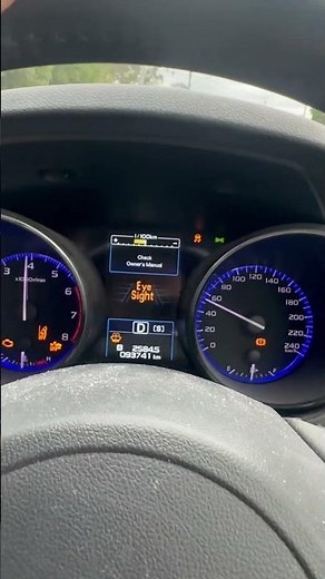 Subaru outback 2017 dashboard error will multiple alerts suspected to be related to CVT failure