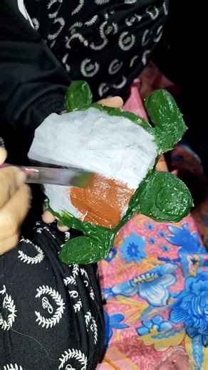 Paper mache sea turtle