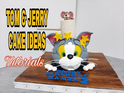 HOW TO MAKE EASY TOM & JERRY BIRTHDAY CAKE DESIGN by LEaRN cake TV vlog # 158