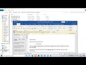 Basic computer for blind user navigation and text selection from Microsoft word very useful video