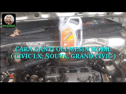 cara ganti oli mobil || honda civic car oil change | grandcivic