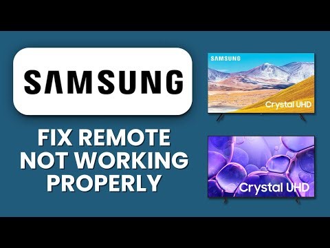 HOW TO FIX SAMSUNG TV REMOTE NOT WORKING PROPERLY 📺 Quick Troubleshoot Guide