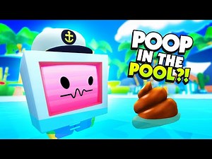 ROBOTS Vacation is Ruined When There's POOP In The POOL! - Vacation Sim