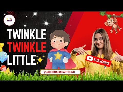 🌟 Twinkle Twinkle Little Star ✨ Cartoon Animation | Nursery Rhyme for Kids