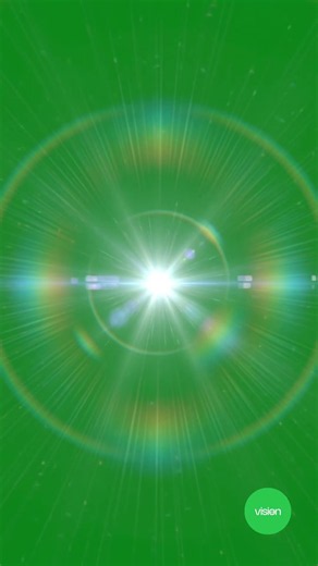 Cinematic Lens Flare Burst | Green Screen Animation | AI Generated