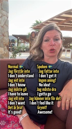 Learn spoken Swedish phrases!