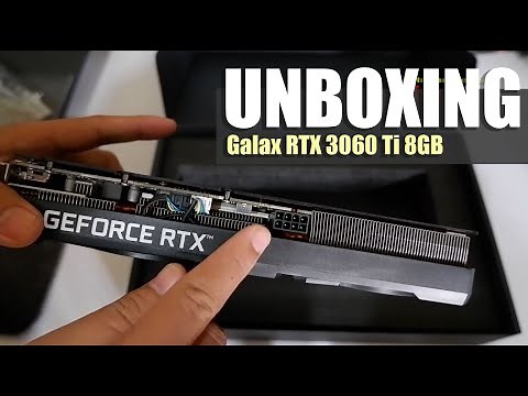 Galax RTX 3060 Ti 1 Click OC Unboxing
