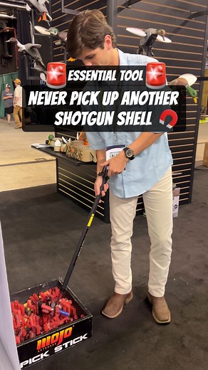 MOJO® Outdoors - Official on Instagram: "Pick Stick PRO is here. Stronger Magnet ✅ Upgraded Handle ✅ New Rake-Off function to slide off shells ✅"