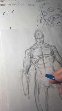 How I do a Fast sketch of the human body in real time. #howtodraw #sketching #drawingthebody