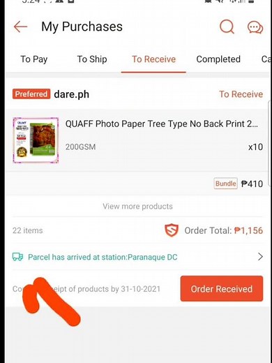 How to track your parcel in shopee app? #shopeeph #shopee