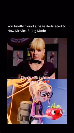 How Movies Being Made on Instagram: "In Cloudy with a Chance of Meatballs 2, scenes begin as animated characters, but every emotion starts in a recording booth. Voice actors perform lines, gestures, and timing alone, giving animators reference for expressions, pacing, and comedy. The finished film syncs these performances with visuals audiences see onscreen worldwide today. Behind the scenes, actors watch storyboards and rough animation while microphones capture subtle breaths and reactions. Dir