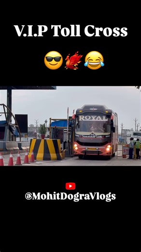 Mohit Dogra Vlogs on Instagram: "Vip Toll Gate Entry 😂 Royal Karnavati Ganganagar to Ahmedabad Sleeper Bus ...😍 #mohitdogravlogs #viralreels #trending #reels #viral #buses #sleeperbus #ahmedabad #jodhpur #rajasthan"