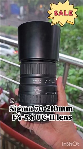 Sigma 70-210mm F4-5.6 UC-II Lens....#SigmaLens #Sigma70210 #TelephotoLens #ZoomLens #PhotographyGear