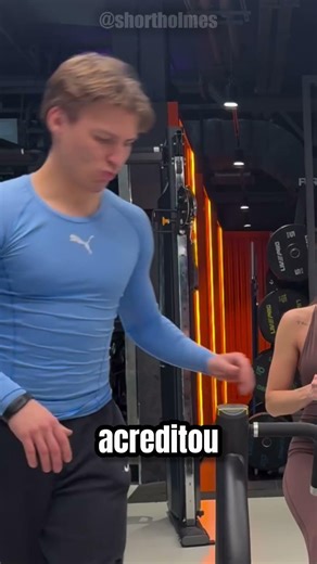 Ela tentou enganar ele na academia 😳🏋‍♀ #curiosidades #shortsviral