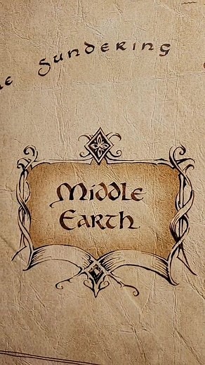 Middle Earth Map | Lord of the Rings TikTok