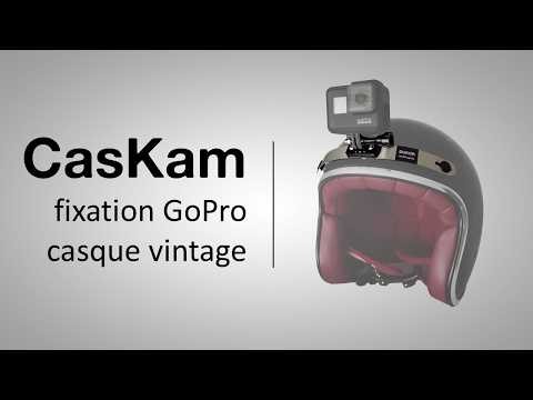 CASKAM | Fixation GoPro Casque Vintage