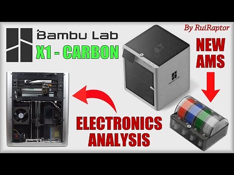 BAMBU LAB - First Look of the NEW AMS + X1 Carbon Electronics Analysis