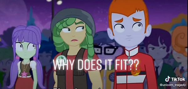 Equestria Girls Cupcake Remix: Squidward Nose MLP