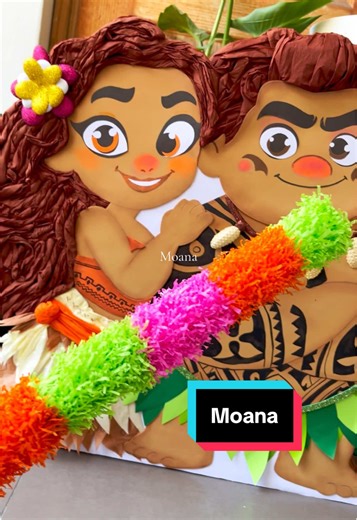 Piñata Moana y Maui Personalizada para Fiestas