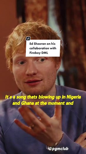 Ed Sheeran Collaborates with Fireboy DML for Peru Remix