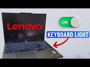 How to Turn on the Keyboard Light on Lenovo Laptops