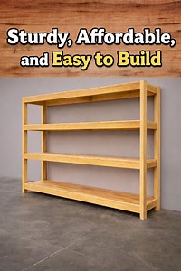 DIY 2x4 Garage Shelving Plans | Heavy Duty Storage Shelves PDF - Etsy