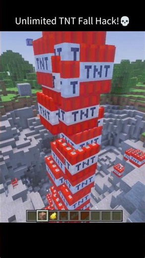 Unlimited Falling TNT As I Walk Command Hack 😱😂🔥💀 #shorts #gaming #viral
