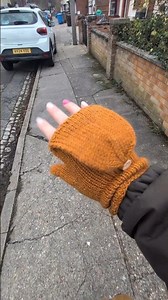 New Gloves from a free pattern by @tingeknits on Ravelry using Aran weight