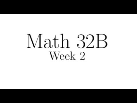 Setting up and evaluating iterated integrals || Math 32B week 2
