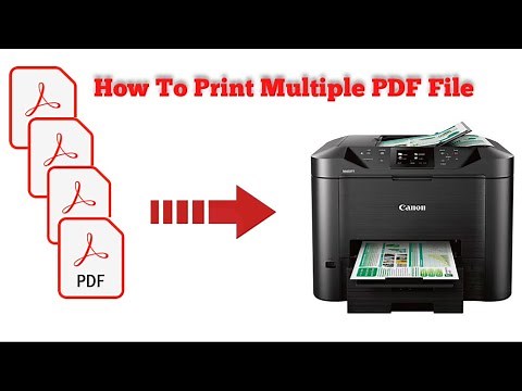 How To Print Multiple PDF File Without Open