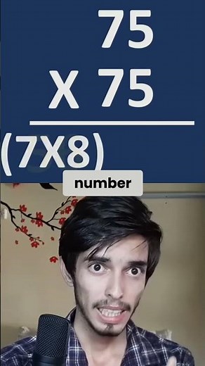How to square numbers ending in 5 fast ( A short clipped from mental maths course)