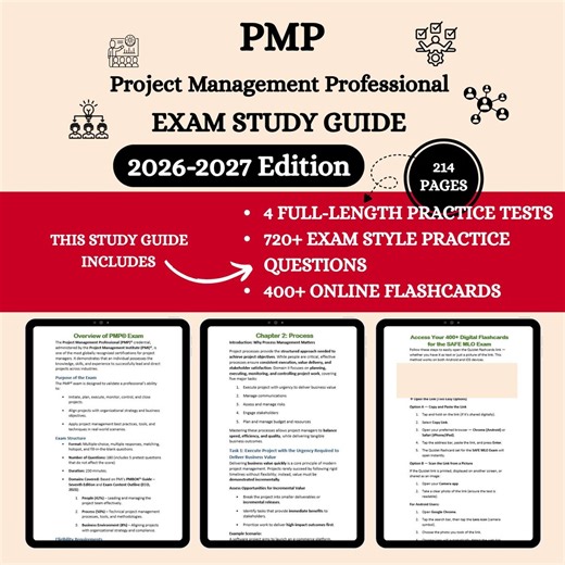 PMP Exam Review 2026 | Pmp Exam Questions | Pmp Exam Prep Guide | Project Management Professional Guide | Pmp Exam Study Guide | Pmp Notes - Etsy