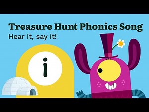 Monster Treasure Hunt 'i' phonics song: hear it and say it