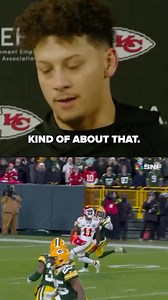 Mahomes was asked about the pass interference no-call on the final drive | NFL on CBS
