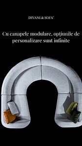 5.7K views |  Explorează libertatea de design cu canapelele modulare...