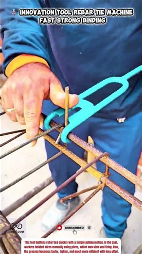 🪢 Innovation Tool Rebar Tie Machine Fast Strong Binding