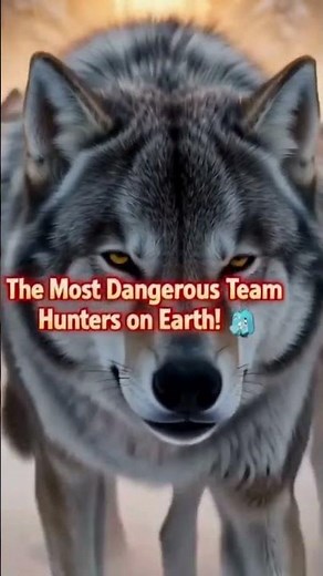 🐺 How Wolves Hunt Together | The Incredible Power of the Wolf Pack