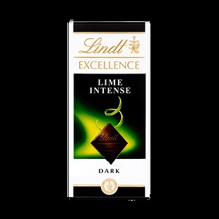Lindt Excellence Dark Lime Intense Bar 100g