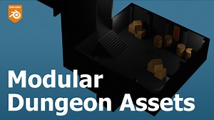 How to make a low-poly modular dungeon pack