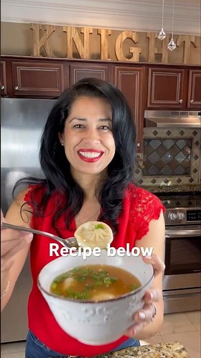 Easy Viral Trader Joe Dumplings Soup #traderjoesfavorites