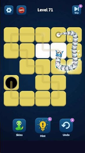 One Line Snake Level 71 Answer #oneline #snake #singleline #shorts