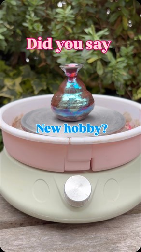 New year new hobby?? Pottery on a mini wheel and fired in the microwave is a yes from me. Are you looking for an affordable and accessible way into starting pottery?? This could be the thing for you 🧡🥳 Happy new year 🥳 #pottery #clayart #potterythrowdown #instapottery #raku | Adam Johnson