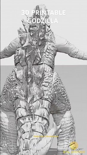 Ancient Titan Godzilla | 3D Printable Model Showcase