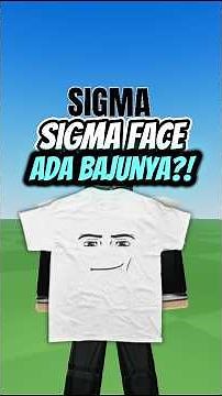 This sigma face shirt increases your aura #roblox #bajuroblox #shorts