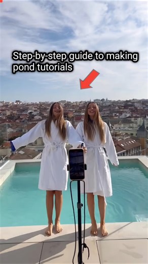 Step-by-step guide to making pond tutorials #twinmelody #shorts #shortvideo