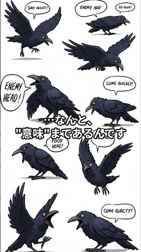 カラス語は50種類以上！？実はめっちゃおしゃべり