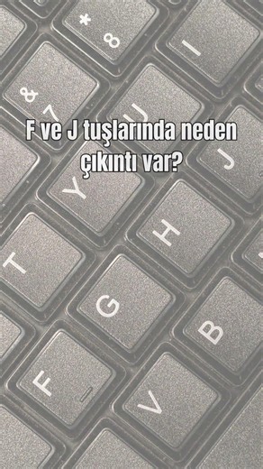 F ve J Tuşunun Sırrı. #bilgi # shorts